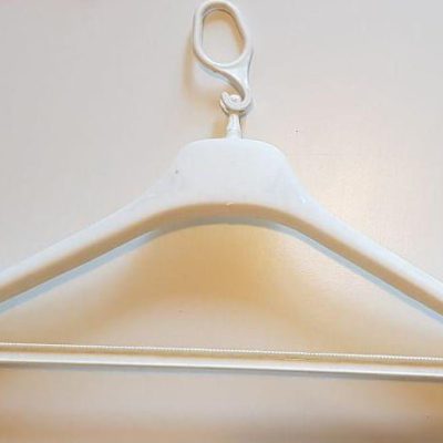 Anti-Theft Hanger white 44cm with hook