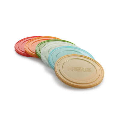 Snap On Lids 78mm - Assorted Colours/Carton 1500 units