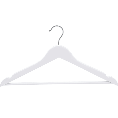 Coat Hangers Wooden White