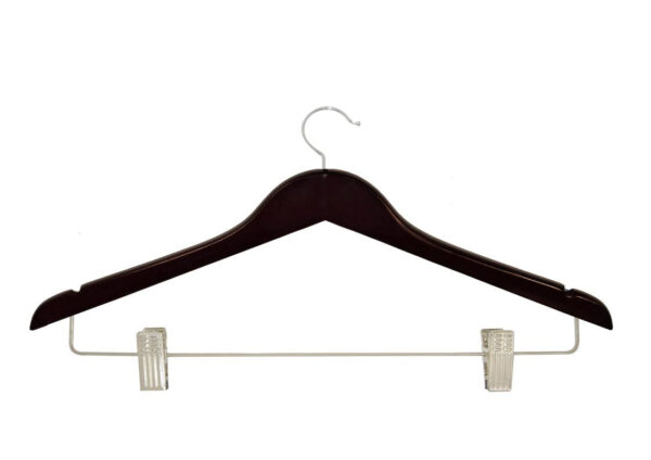 Standard Female Wooden Hanger Mahogany
