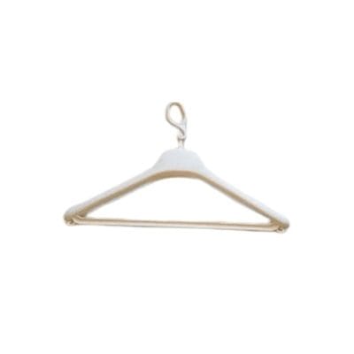 White Anti-Theft Hanger Plastic - Mitrend South Africa