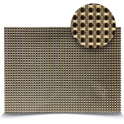 Broad Weave Beige Placemat 30X41 cm