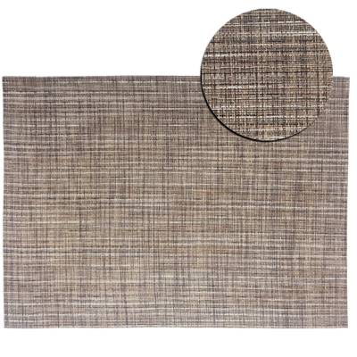 FINE WEAVE WALNUT BROWN PLACEMAT 30X41CM